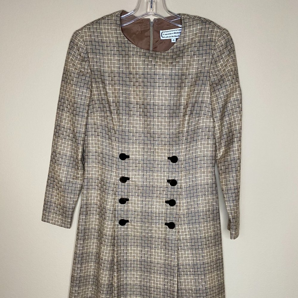 carolina herrera print a-line dress